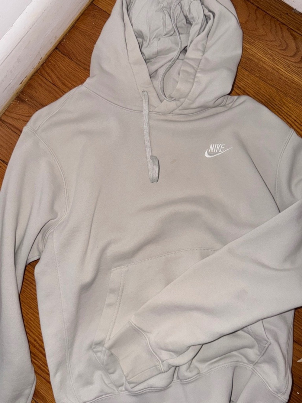 White nike hoodie